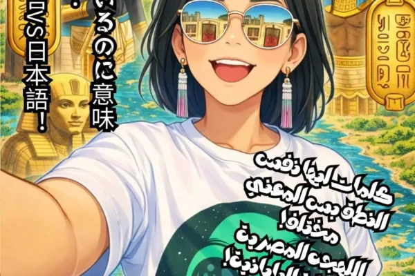 発音が似ているのに意味が全く違う！エジプト方言VS 日本語（パート２）！