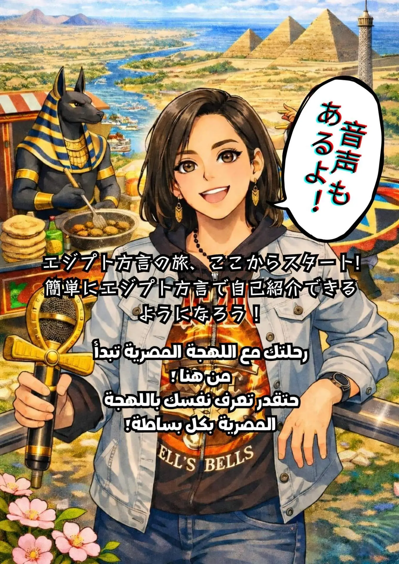 簡単にエジプト方言で自己紹介できるようになろう！