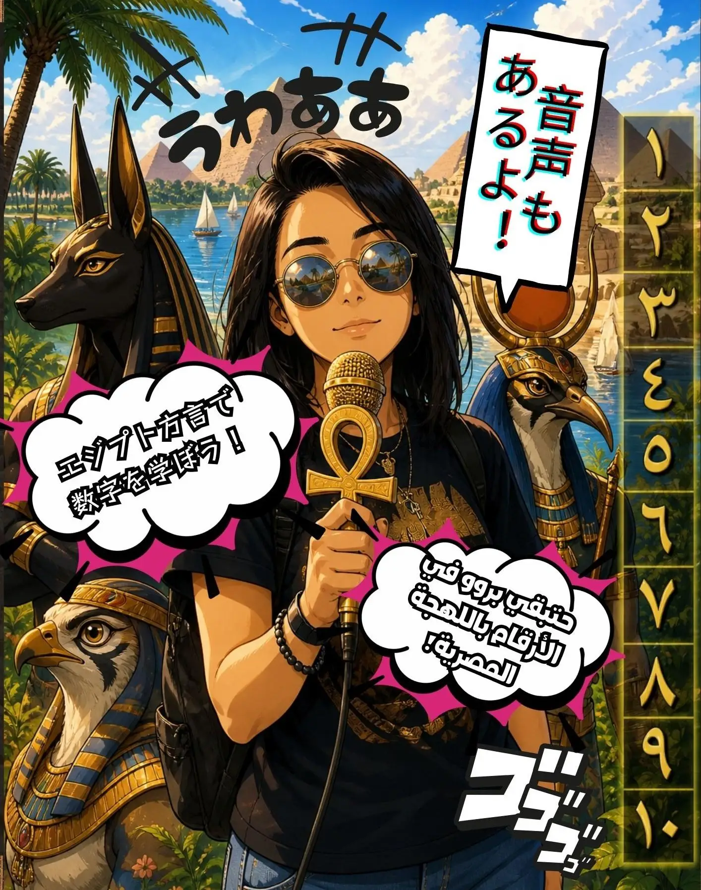 エジプト方言で数字を学ぼう！