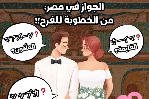 تعريف بالجواز في مصر… من الخطوبة للفرح!!