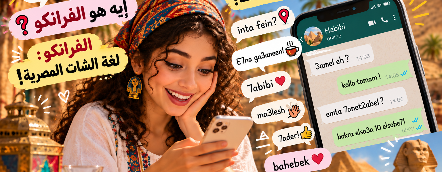 إيه هو الفرانكو؟ الفرانكو: لغة الشات المصرية!